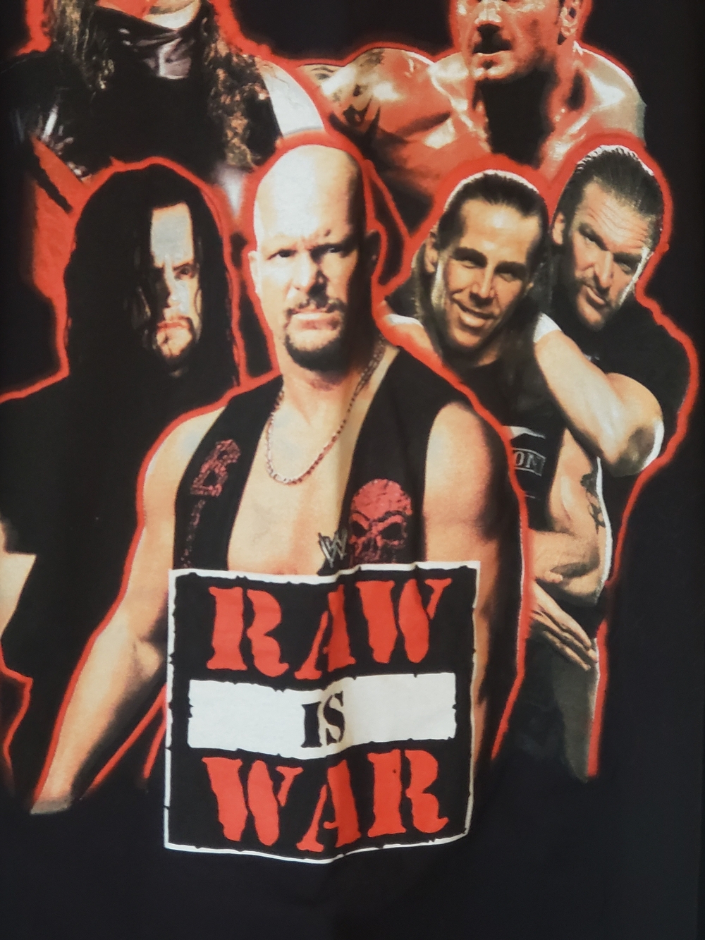 WWE Raw Is War Black Red Graphic Men’s Shirt